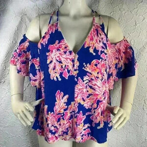 Lilly Pulitzer Floral blouse